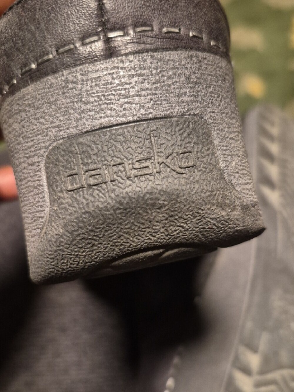Dansko Black Leather Clogs with Buckle - Picture 6 of 11